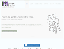 Tablet Screenshot of hibbertmcgee.com